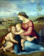 欧洲12-19世纪油画一_BARTOLOMEO, Fra - The Madonna and Child with Saint John